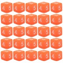 НАБОР ИЗ 25 K6 RPG КУБИКОВ ФАКЕЛ КОСТЬ 1,6 СМ