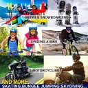 ОЧКИ MOTOCYKLOWE, CROSSOWE, SNOWBOARD, ENDURO ЧЕРНЫЕ  фото 4