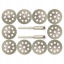 НАБОР АЛМАЗНЫХ ОТРЕЗНЫХ ДИСКОВ ДЛЯ МИНИ-ШЛИФРОВОЧКИ И СВЕРЛ 12 предметов