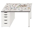 Защитный коврик для стола Ikea Micke Map, 105х50см