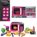 МИКРОВОЛНОВАЯ плита, свет, звук, микроволновая печь, игрушка, еда, курица