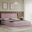 Мягкая кровать ALCAMO 180x200 с ящиком для постельного белья и подъемным каркасом