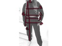 Dámska tepláková súprava cez hlavu mikina s kapucňou nohavice fialová L/XL Dĺžka nohavíc dlhá