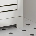 SoBuy Шкаф для ванной с дверцами, шкаф для обуви, кухонный комод BZR41-W
