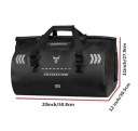 СУМКА МОТОЦИКЛЕТНАЯ MTCTRC ROLLBAG DRYBAG БЫСТРЫЙ МОНТАЖ МОТОЦИКЛ ЧЕРНАЯ  фото 8