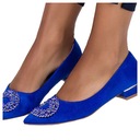 Женские балерины Элегантная обувь, вставленная с орнаментом и кожаной вставкой R38