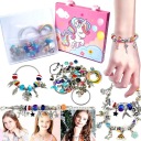 НАБОР БИСЕРА ДЛЯ ИЗГОТОВЛЕНИЯ ПОДВЕСОК-БРАСЛЕТОВ