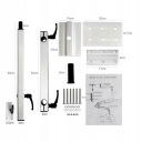 STAND STOLU DO CAMPER Z OBROTEM 360°, REGULATION HEIGHTS I SZYBKOZLACZEM, ALUMINUM KICK  photo 6