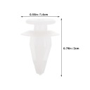 100PCS CAR DOOR PANEL CLIP FASTENERS PLASTIC RETAINERS FOR INTERIOR USE  photo 12