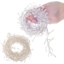 100LED Рождественские елочные лампы, сосульки, ХОЛОДНЫЙ БЕЛЫЙ