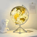 20 см пластиковый прозрачный настольный глобус-лампа земной шар-яркий ~ 9194