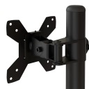 RÉGLABLE SUPPORT SUR MONITEUR ACIER NOIR 75X75/100X100 MM 40X3,5 CMphoto 9