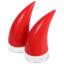 1 PAIRING DEKORACYJNYCH ROGOW MOTORCYCLE NA HELMET Z BY FASTENING PRZYSSAWKOWYM  photo 5