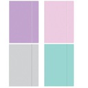 ПРОМЕЖУТОЧНАЯ ПАПКА С ЛАСТИКОМ ПАПКА ДЛЯ ДОКУМЕНТОВ А4, НАБОР 4 ШТ.