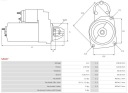 DÉMARREUR CITROEN C4/C5/DS4 2,0HDI 04- AUTOSTARTER S3027 S3027photo 9