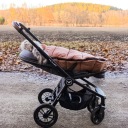 СПАЛЬНИЙ МІШОК ДЛЯ КОЛЯСКИ ДЛЯ САНОК ЗИМОВИЙ ТЕПЛИЙ НА ЗИМУ ДЛЯ ПРОГУЛЯНОК спальний мішок 95 см