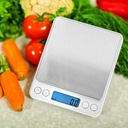 Электронные цифровые кухонные весы, серебро, прецизионная сталь, 2 кг, 0,1 г
