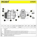 COMPRESSEUR DE CLIMATISATION RIDEX 447K0111 10PA17C CONVIENT VERS MERCEDES-BENZ BERLINEphoto 11