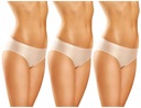 3 БЕСШОВНЫХ МИНИ-БИКИНИ GATTA Трусики УЛЬТРА КОМФОРТ НАТУРАЛЬНЫЙ L