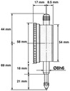 Hodinový senzor miniatúrny 10 mm LIMIT 119110104 EAN (GTIN) 7311661192229