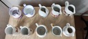 10x Кувшин для молока, фарфоровый керамический набор, кувшины для смешивания молока