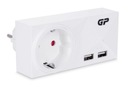 Wi-Fi Smart Plug 2x USB-розетка зеленого цвета