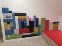 Мягкие стеновые панели LEGO 12,5 х 50см.