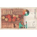 Francja, 100 Francs, Cézanne, 1997, N013860056, VF Kraj Francja
