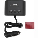 РОЗПОДІЛЮВАЧ ГНІЗДА ПРИКУРЮВАЧА ЗАРЯДНИЙ ПРИСТРІЙ АВТОМОБІЛЬНА USB-C USB QC 120W  (17840795600) фото min 11
