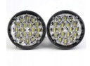 2 PIEZAS 12V 18DIODO LUMINOSO LED RENDONDOS DE AUTOMÓVIL LUZ DIODO LUMINOSO LED DO CONDUCTOR DE DÍA DRL 