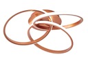 ПОДВЕСНОЙ СВЕТИЛЬНИК RING PLAIN, круглая светодиодная ДИСТАНЦИОННАЯ люстра