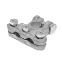 Зажим для аккумулятора, зажим на 2 соединения - двойной минус, 3 винта