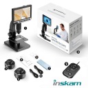 Цифровой микроскоп с ЖК-дисплеем 2000x 10LED 1080P 12MPIX