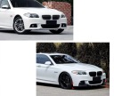 BMW F10 F11 2011-2017 M SPORT М ПАКЕТ НАКЛАДКА БАМПЕРА ПЕРІД ЧОРНИЙ M5LOOK  (18356421189) фото min 9