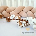 Ochraniacz do łóżeczka warkocz 180 Welur