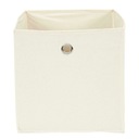 PUDEŁKO do regału Cube KREMOWE 30x30cm z uchwytem