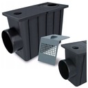 ЖЕЛОБОЧНЫЙ ПОДДОН БОКОВОЙ ВЫПУСК 110 ЧЕРНЫЕ ЖЕЛОБОЧНЫЕ ТРУБЫ ЛЮК