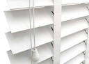 ŻALUZJE BIAŁY DREWNIANE 50mm 260x230