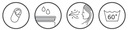 Materac DOBRANOCKA LOTUS - HILDING 60x120 Wypełnienie Pianka