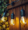 Садовая гирлянда для уличной световой цепи 15 м + 15 светодиодных лампочек E27