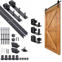 СИСТЕМА РАЗДВИЖНЫХ ДВЕРЕЙ САРАЯ + КОМПЛЕКТ РОЛИКОВЫХ НАПРАВЛЯЮЩИХ, 2 м LOFT