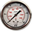 МАНОМЕТР 0–100 БАР, ПОДКЛЮЧЕНИЕ ЗАДНЕЕ