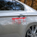 1 ПАРА LIPDUKŲ NA АВТО Z KRWIA I KAPIACA KRWIA, STRASZNY ДОДАТОК NA HALLOWEEN  фото 9
