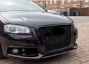 AUDI A3 8P РЕСТАЙЛИНГ РЕШЕТКА ДЕФЛЕКТОР РЕШЕТКА РАДИАТОРА ЧЕРНАЯ RS LOOK фото 4