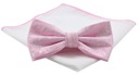 Мужская муха с белым карманным квадратом - Шаттир - розовый