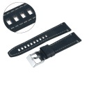 КОЖАНЫЙ РЕМЕШОК Diloy для часов 20 ММ, черная нить