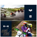 XINOWY V6 PRO INTERKOM PARA MOTOCICLETA BLUETOOTH 5.0 SLUCHAWKI 1200M 850MAH 2 PIEZAS 