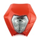 DÉFLECTEUR D'AIR MOTOCYCLETTE AVEC PHARES KTM POMARANCZOWAphoto 5
