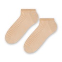 STEVEN členkové ponožky 100% BAVLNA 042 béžová ' 44-46 Povrch matný