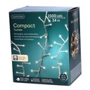 1500 светодиодных ламп с программатором, холодный белый, 34 м.